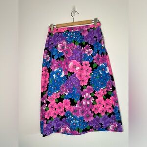 Vintage Floral Skirt